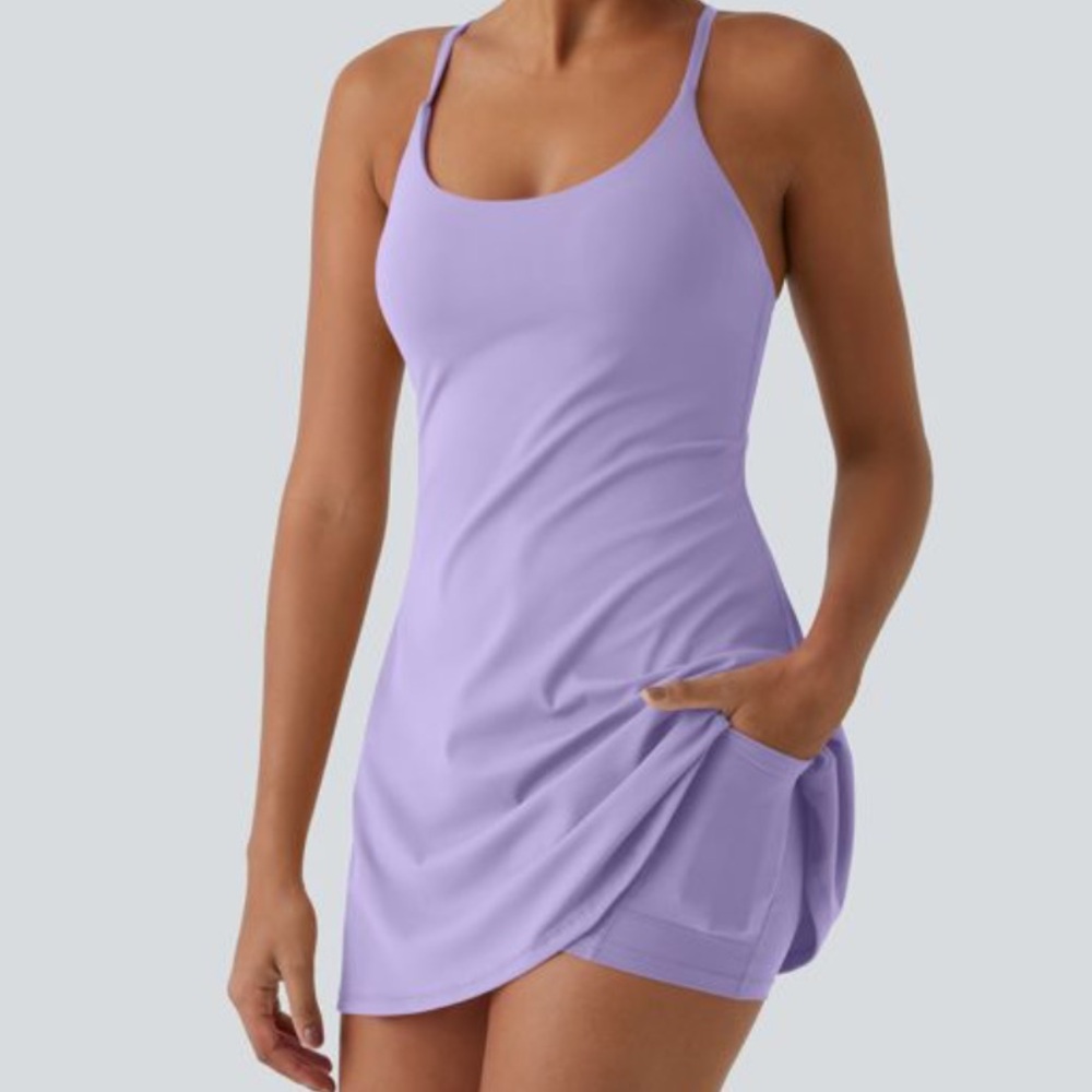 NEW Halara Lavender Sleeveless Dress
